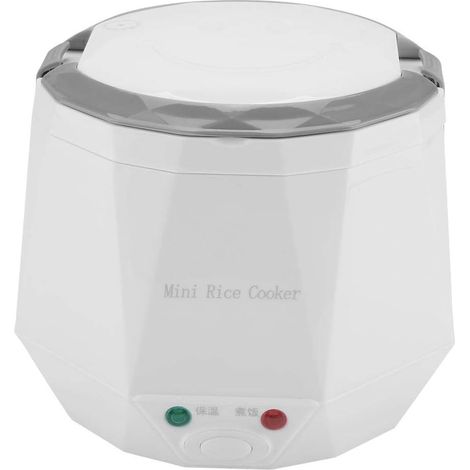 Cuiseur de riz électrique multifonctionnel portatif de 1.6L 24V petit cuiseur de vapeur pour la voiture de camion extérieure (1/5)