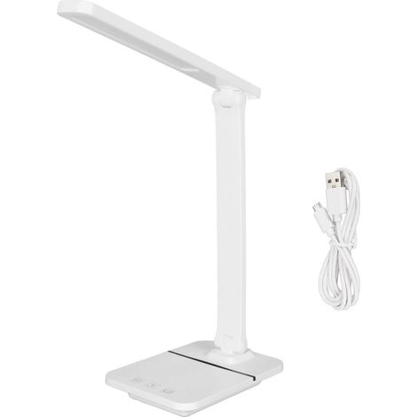 Lampe de Bureau LED avec 3 Modes, Réglage d'Angle et Toucher pour Étude, Protection des Yeux (1/5)