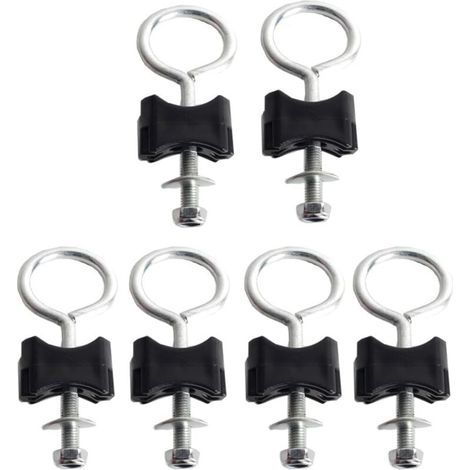 Accessoires de trampoline vis de trampoline pour la fixation des trampolines adaptés aux grands trampolines (vis rondes 6 mm - paquet de 6) (1/5)