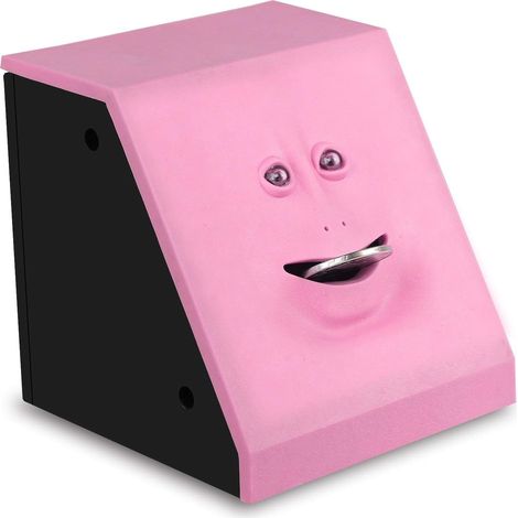 Nouveauté Face Banque Pièce Manger Economie Banque Enfants Économie d'argent Collection Piggy Bank
