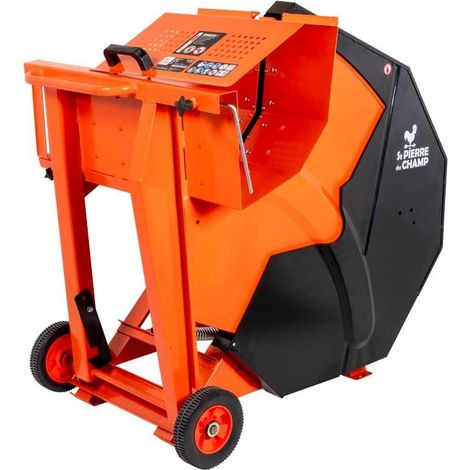 St Pierre Du Champ – Scie à bûches électrique 3200W – Lame Ø700mm – Capacité de coupe max. 250mm – Interrupteur à manque de tension – 2 roues pour transport facile (1/5)