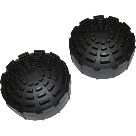Telesteps – Embouts en caoutchouc pour pied d'échelle téléscopique TEL9515101 – Accessoire antidérapant pour sécurité – Compatible CLASSICO LINE et ECO LINE