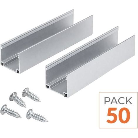 Support de Fixation Aluminium pour Néon LED Flexible 220V (Pack (1/2)