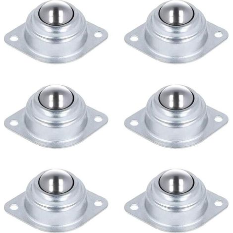 Transfert à Billes Roulettes,6 Pièces Roulettes de Transfert Billes à Rouleaux Meubles Fer avec Boules pour Transmission Fauteuil Roulant Systèmes alimentation Machines de Traitement. (1/5)