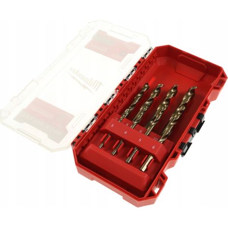 MILWAUKEE WIERTŁO METAL HSS CO KPL 8cz. /1-10mm/. (1/3)