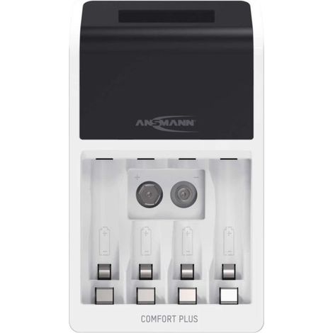 ANSMANN Akku Ladegerät Autom. inkl. 4x AA 2100mAh (1/2)