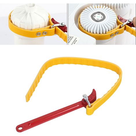 Serpent universel clé à bague filtrante Anti-dérapage ajustable pour bouteilles filtrantes 10in 20in ABS 247g 49cm (1/5)