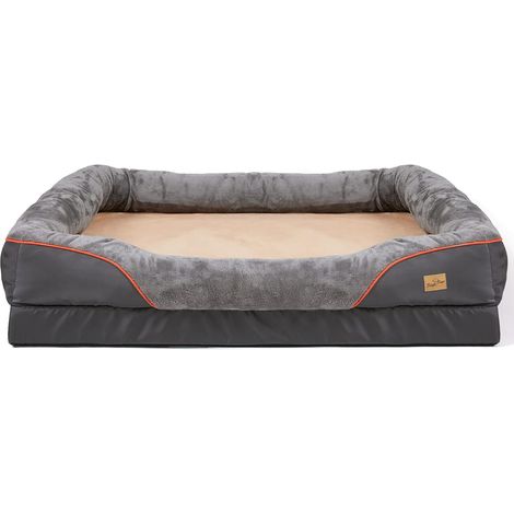BingoPaw Cama Perro Grande Relajante Ortopedica Viacoelastica con Funda Desenfundable Lavable,  135x100x33cm XXXL