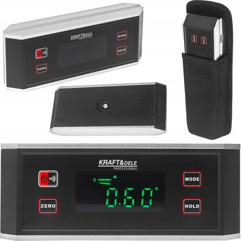 Nivel de burbuja digital magnético electrónico de 150 mm con pantalla LCD Kraft&Dele (1/5)