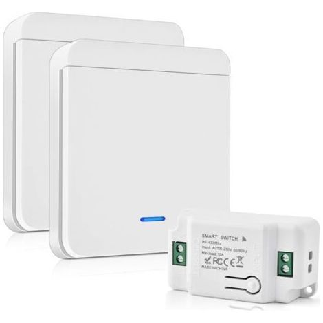 10A 230V Funk-Lichtschalter – Fernbedienung – Einfache Installation – Für Außen- und Innenbeleuchtung – 200–2000W (1/5)