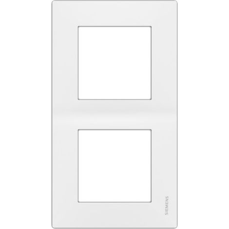 Placa de interruptor Siemens delta viva reversible modular