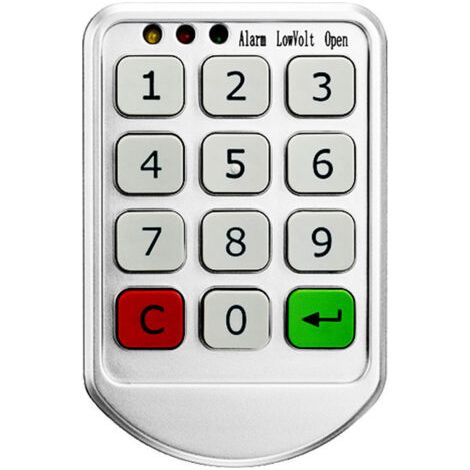 Serrure à électronique, mot de passe fixe Installation simple Clavier de bureau à clavier électronique intelligent numérique pour améliorer la sécurité du contrôle d'accès (1/5)