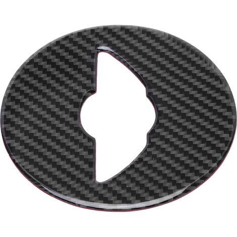 Lenkrad-Mittelemblem aus Kohlefaser, Dekoration für Mini F-Serie F54 F55 F56 F57 F60 (1/5)