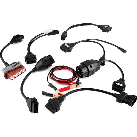 8 connecteurs OBD2 OBDII pour outils diagnostiques auto TCS CDP DS150E - Lot de 8 câbles (1/5)