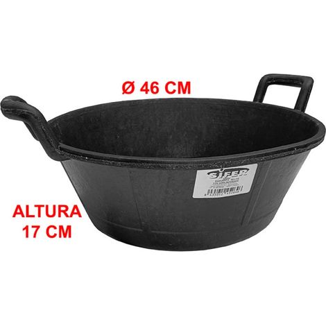 Sifera Espuerta 20L verstärkter Gummi 2 Griffe 46x17cm