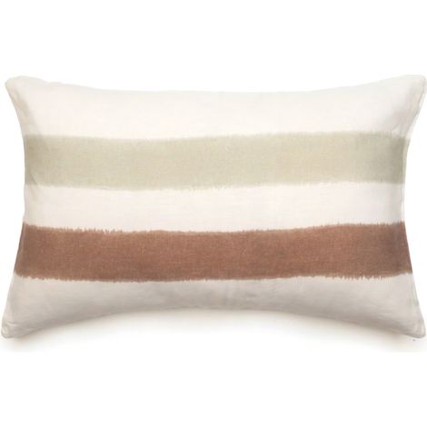 Housse de coussin en lin lavé doublé coton lavé ARIA 40x60 cm (1/5)