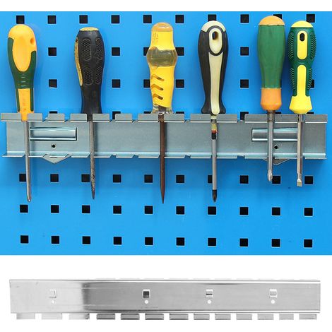 Support mural de rangement pour tournevis, crochet de suspension, organisateur d'outils pour garage et atelier (1/5)