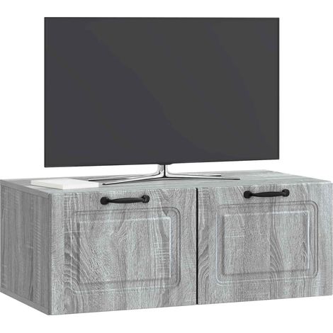 Maison Exclusive - Mobile Porta TV da Muro Grigio Sonoma 78,5 x 41 x 30 cm (1/5)