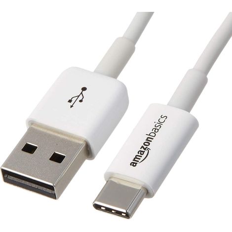 Câble de chargement rapide USB-C vers USB-A 2.0, débit de 480 Mbit/s, certifié USB-IF, pour Apple iPhone 16/15, iPad, Samsung Galaxy, tablettes, ordinateurs portables, 1.8 m, blanc (1/5)