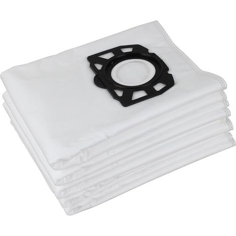 Confezione da 5 sacchetti filtro in tessuto non tessuto per aspirapolvere a secco e a umido - Compatibili con WD4, WD5, WD5/P, MV4, MV5 e MV6 - Resistenti per la pulizia a secco e a umido (1/4)