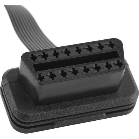 Câble de diagnostic automobile OBD2, câble adaptateur 1 vers 2, câble d'extension OBD 1 vers 2, câble d'extension plat 16 conducteurs entièrement alimenté (1/4)