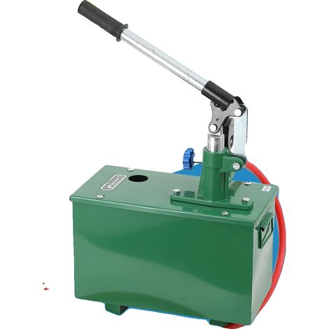 Pompe de test de pression, Pression max 6,0 MPa, Longueur du tuyau 100 cm, Taille de connexion 1/2", Dimensions 60 cm x 22 cm x 12 cm, Compatible avec les systèmes de chauffage solaire de plomberie (1/5)