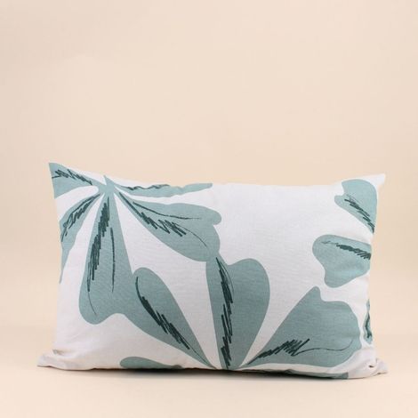 Coussin imprimé feuillage 40x60cm (1/5)