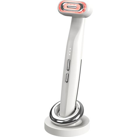 Appareil de luminothérapie rouge pour les yeux et le visage, appareil facial 4 en 1, masseur oculaire multicolore haute fréquence, lifting par microcourant EMS (1/5)
