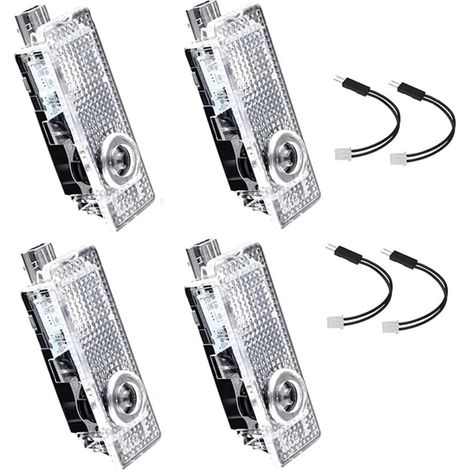 [NEVER USED] Car Door Projector Lights, LED Logo Light, 4pcs Welcome Light, Compatible with Series 3/5/6/7/X1/X2/X3/X4/X5/X6/X7/Z/M/GT (1/4)