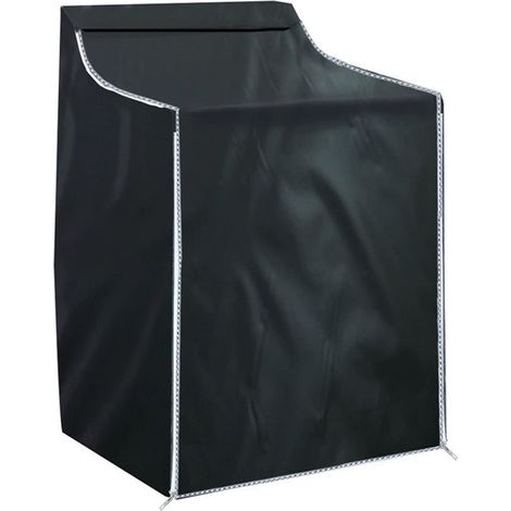 Housse de protection solaire et anti-poussière pour lave-linge 210D, tambour automatique, housse universelle tout inclus,À boutons (1/5)