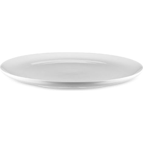 Alessi Itsumo NF07/1 - Piatto Piano di Design, Uso Quotidiano, Estetica Minimale, in Porcellana Bianca, Diametro 27 cm (1/2)