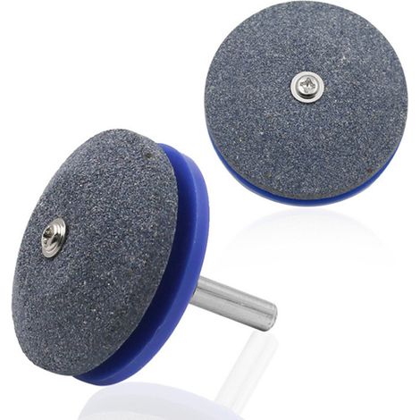 Meule d'affûtage universelle pour perceuse électrique et perceuse manuelle, tige de 6,35 mm (1/4 pouce), compatible avec les tondeuses à gazon et les perceuses à main. (1/5)