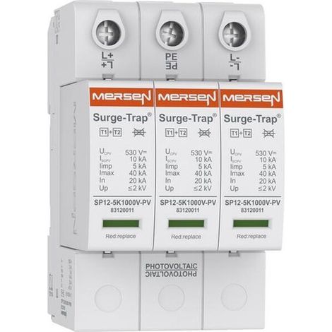 Mersen PV-Ü-ABLEITER T1+2 1000V 3P (STPT12-5K1000V-YPV)