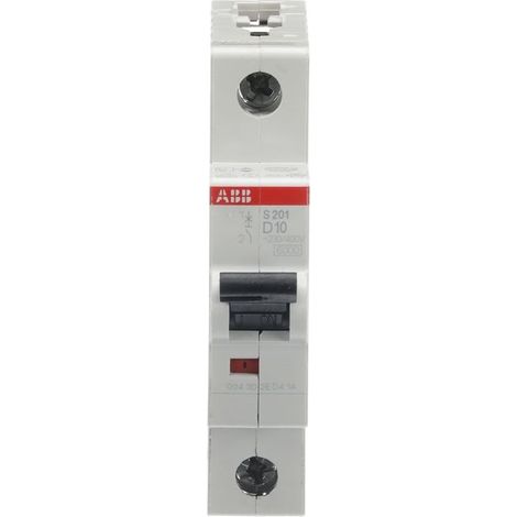 Interruttore modulare ABB S200 1P 10A curva D 6kA - 2CDS251001R0101 (1/2)
