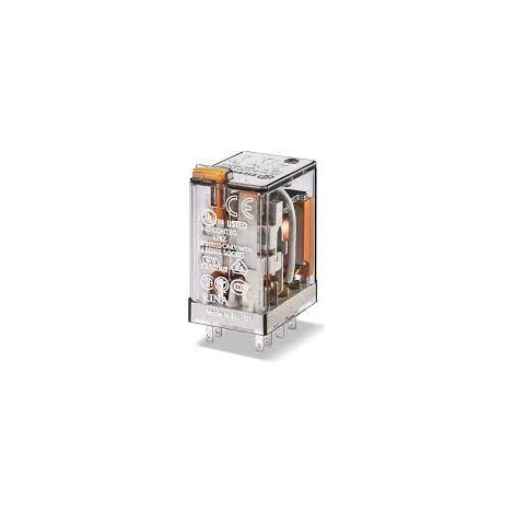 Mini Relè innesto 2 contatti 10A 110V AC