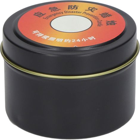Bougies d'urgence 24 heures éclairage longue durée anti-vent sans odeur ni fumée pour maison extérieur survie (1/5)
