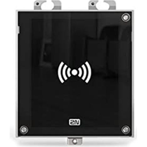 2N 9160341 Access Unit 2.0 Lettore RFID Controllo Accessi 125 kHz PoE IP54 colore Nero (1/4)