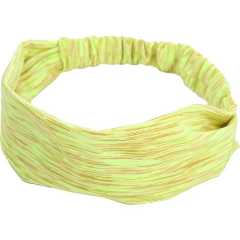 Bandeau Sport Fluorescent Vert Élastique Antidérapant Tour de Tête Fitness Course Yoga Homme Femme Serre-tête Respirant Extensible Anti-Transpiration (1/5)