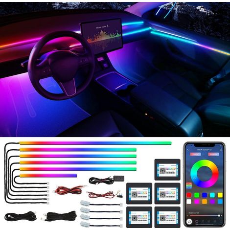 Auto LED Innenbeleuchtung mit App-Steuerung, RGB Dreamcolor, Musik-Sync (1/5)