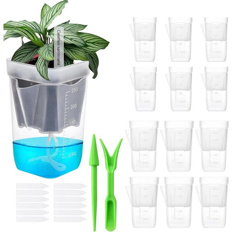 Blumentöpfe transparenter Hydrokulturbecher mit