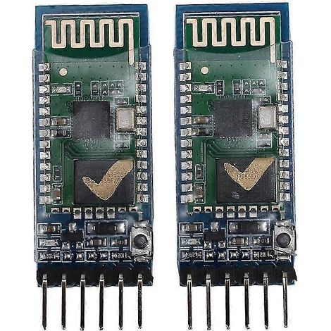 Émetteur-récepteur Bluetooth sans fil Rf à 6 broches, Module esclave Rs232 / Ttl vers Uart, convertisseur et Ada, 2 pièces-05 (1/5)
