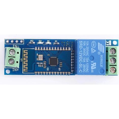 Module de Relais Bluetooth téléphone Mobile commutateur de télécommande Bluetooth iot Bluetooth - 12V (1/5)