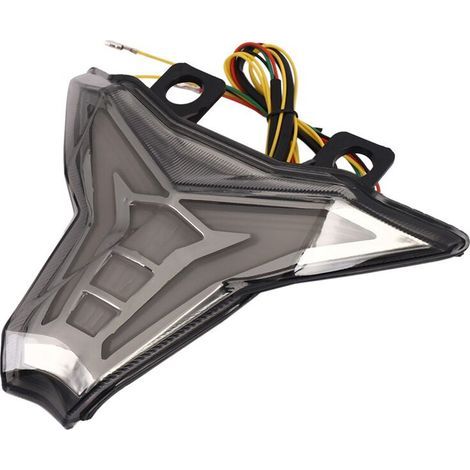 Feux ArrièRe LED pour Moto, Feu Stop ArrièRe, Ensemble de Signaux de Direction pour CQS 2014-2016 Z1000 2016 (1/2)