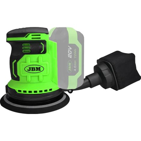 Levigatrice orbitale jbm orbital sander brushless 220v senza fili aspirazione polvere