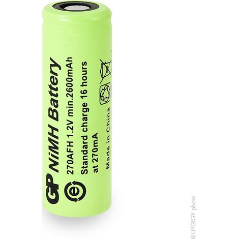 GP - Rechargeable Nickel Metal GP270AFH 1.2V 2700Ah (1/4)