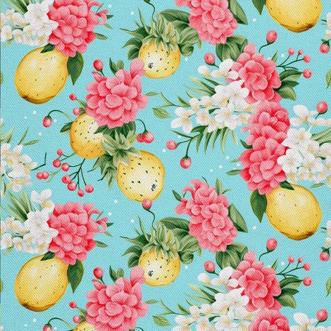 Tela decorativa para exteriores Oxford - Motivo frutal  DX6535 (1/5)