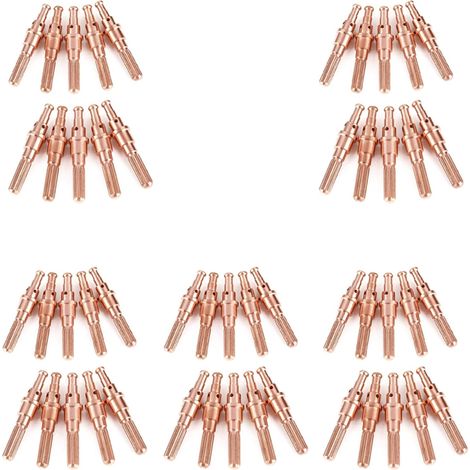 50 Pièces Séries 9-8215 Dynamique Thermique Des électrodes Chalumeau Coupe Plasma 60/100 (1/5)