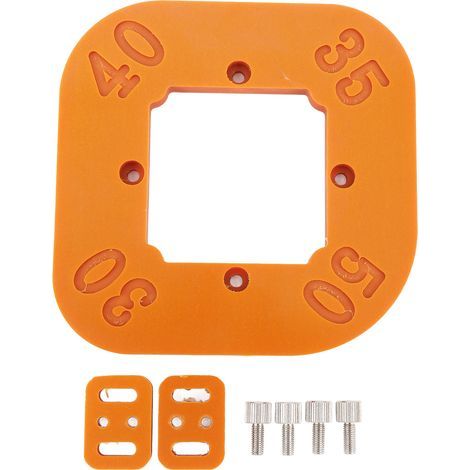 Gabarit de rayon d'angle rond pour le travail du bois, gabarit de Table de routeur multifonctionnel de haute précision R30 R35 R40 R50 (1/5)