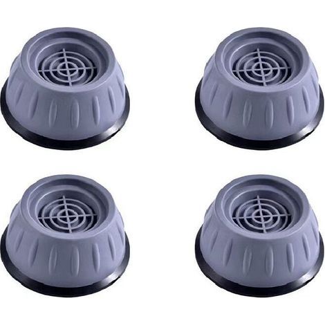 Jeu de 4 pieds de meubles, tapis anti-vibrations pour machines à laver, pieds en caoutchouc antidérapants pour machines à laver, sèche-linge, meubles, tapis universel anti-bruit et anti-vibrations, au (1/5)