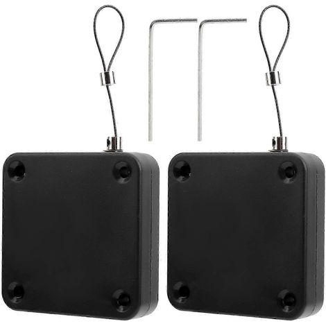 Lot de 2 ferme-portes automatiques sans perçage, portables et compacts, pour la maison et le bureau. (1/5)
